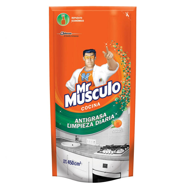Limpiador Antigrasa 450 ml Naranja Doypack MR MUSCULO 