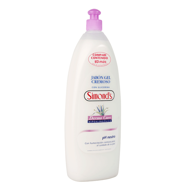 Jabón Líquido 1 Lt Dermo Care Cremoso CUIDADO PERSONAL SIMOND'S 