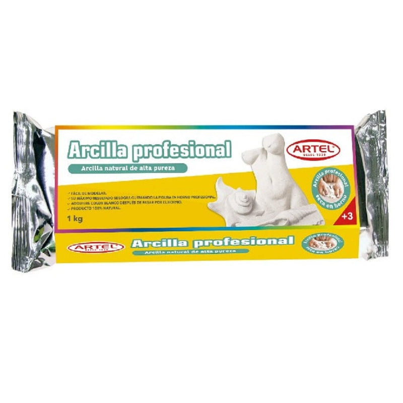 Arcilla Profesional Blanca 1 Kg ARTEL 