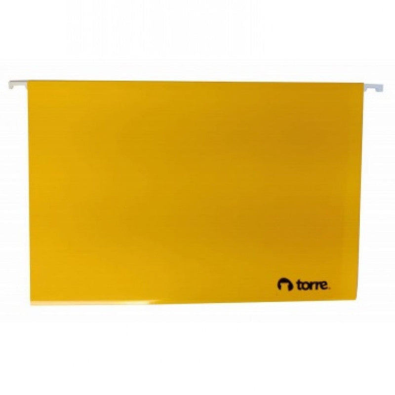 Carpeta Amarillo Colgante Fleje Metal OFICINA Y LIBRERIA TORRE 