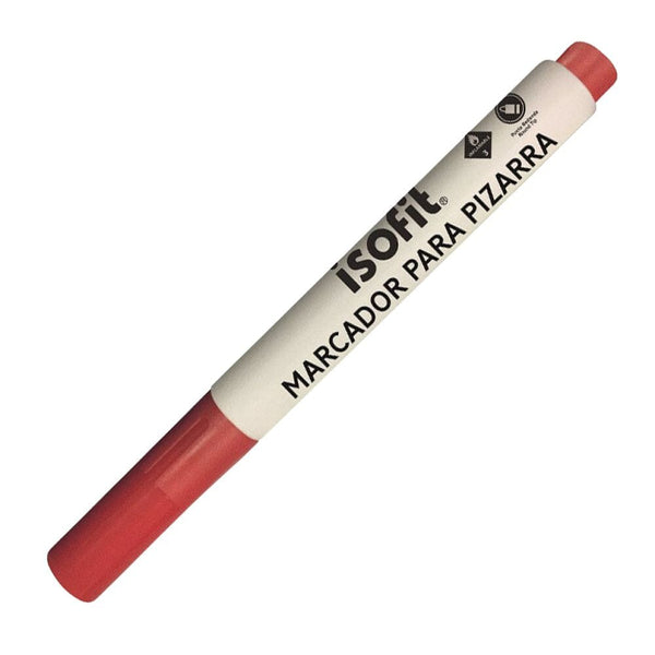 Marcador Pizarra Rojo Punta Redonda OFICINA Y LIBRERIA ISOFIT 