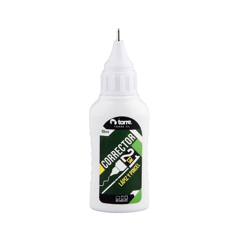 Corrector 2 En 1 Lápiz Y Pincel 10 Ml OFICINA Y LIBRERÍA TORRE 