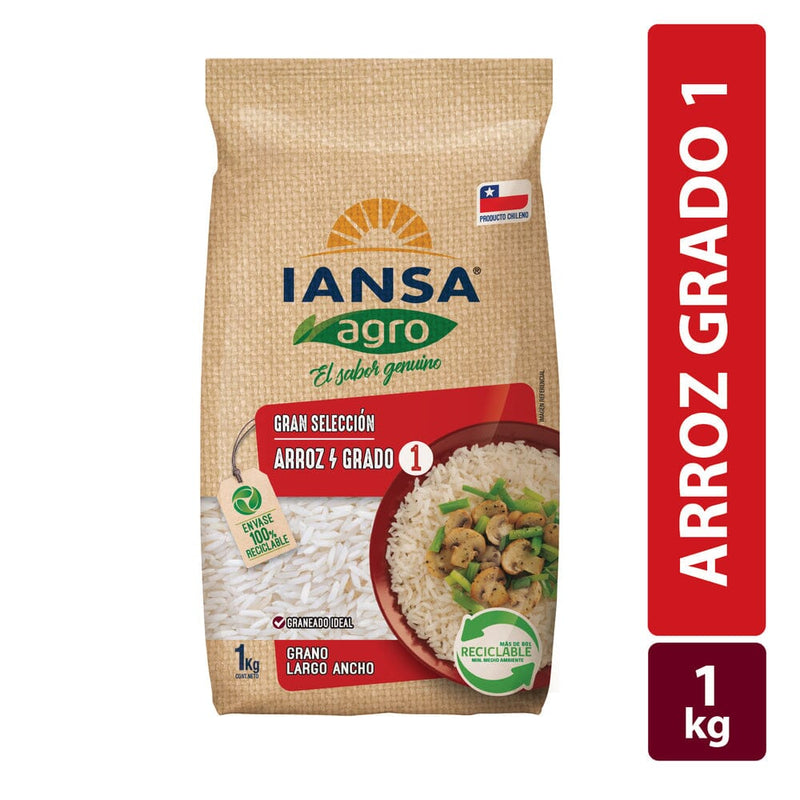 Arroz G1 1 Kg ALIMENTOS IANSA AGRO 