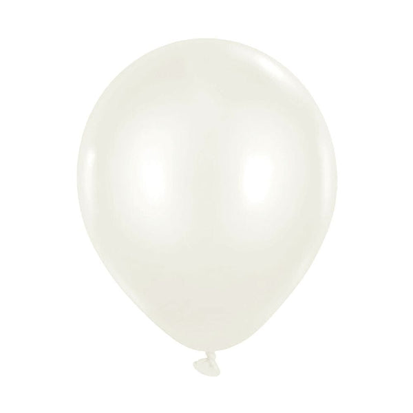 Globo 09 Standard Blanco X 25 Un COTILLON FESTIVITY 