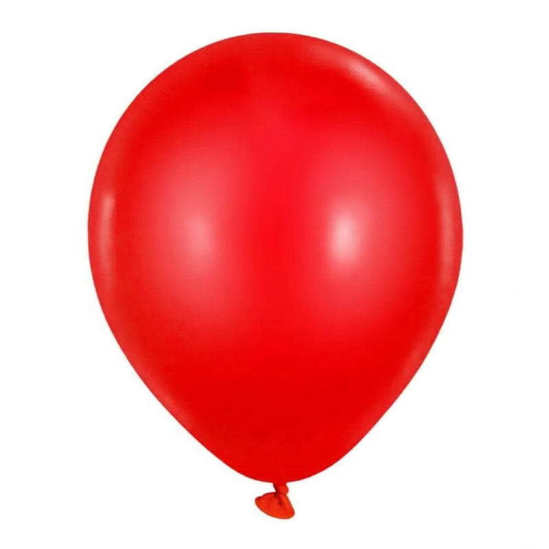 Globo 09 Standard B Rojo X 25 COTILLON FIESTAMANIA 