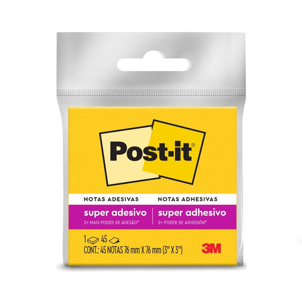 Nota Adhesiva Amarillo 654 76 X 76 Mm 45 Hojas 1 Un OFICINA Y LIBRERIA POST IT 