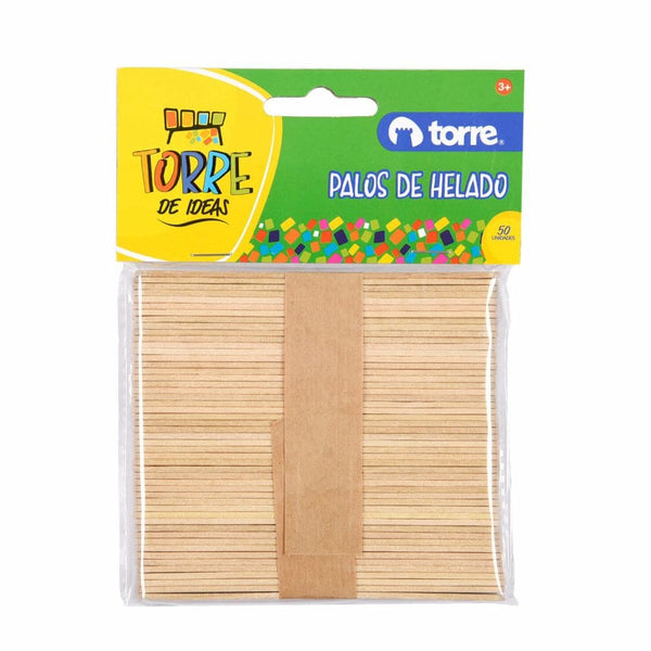 Palos De Helado Natural 50 Un OFICINA Y LIBRERIA TORRE 