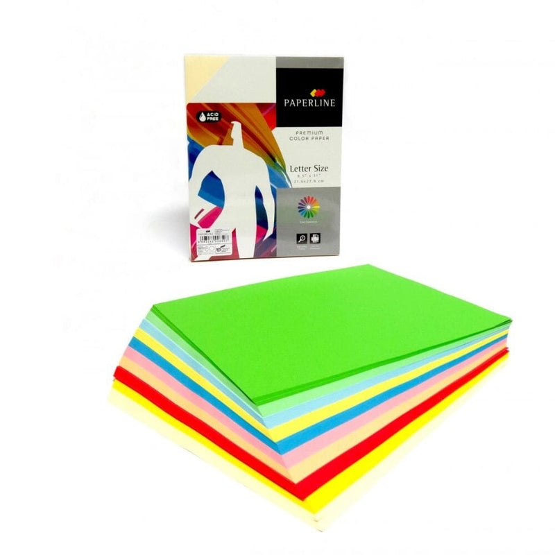 Papel Fotocopia Mix 80 Gr 10 Colores Tamaño Oficio 250 Hojas OFICINA Y LIBRERIA SPECTRA 