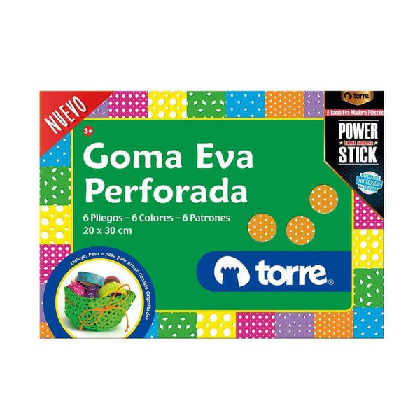 Carpeta Con Goma Eva Perforada OFICINA Y LIBRERÍA TORRE 