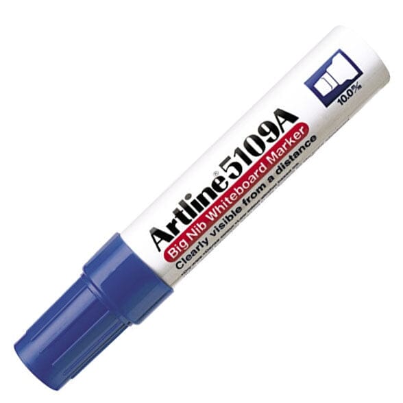 Marcador Pizarra Punta Biselada 5109 Color Azul OFICINA Y LIBRERIA ARTLINE 