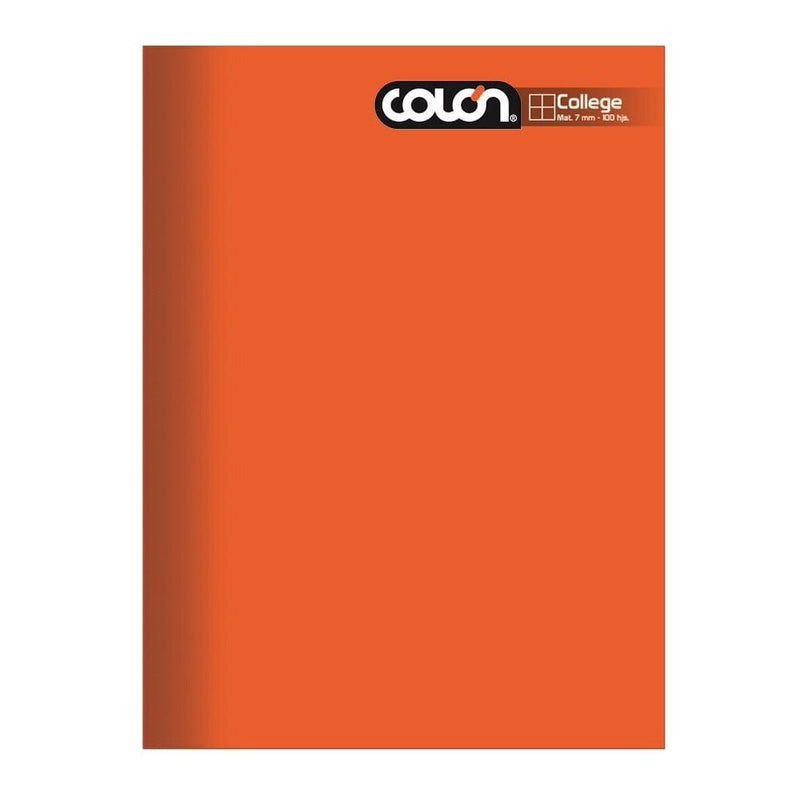 Cuaderno College Liso 7 Mm 100 Hojas OFICINA Y LIBRERIA COLON 