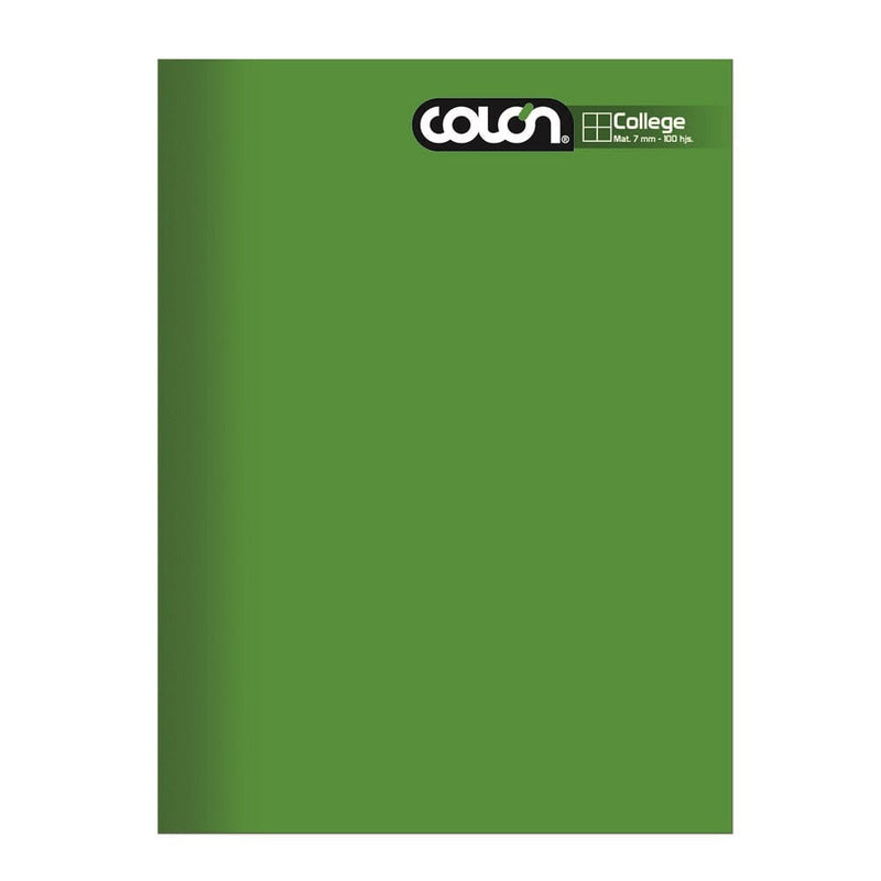 Cuaderno College Liso 7 Mm 100 Hojas OFICINA Y LIBRERIA COLON 