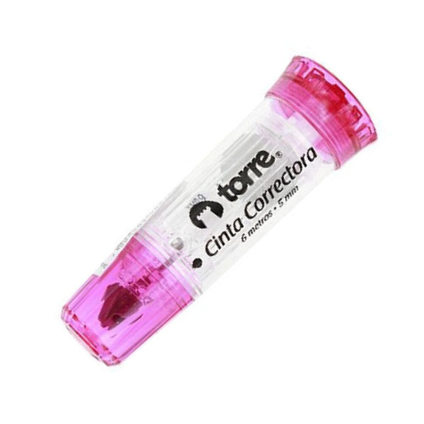 Corrector En Cinta 5 mm X 6 mt Colores OFICINA Y LIBRERIA TORRE 