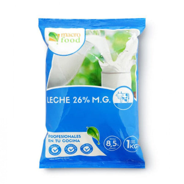 Leche En Polvo Entera 26% Materia Grasa 1 Kg ALIMENTOS MACROFOOD 