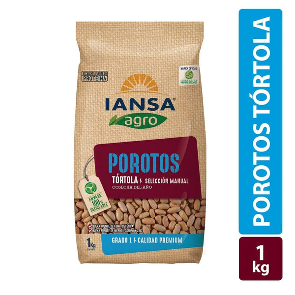 Poroto Tortola 1 Kg ALIMENTOS IANSA AGRO 