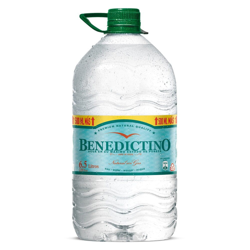Agua Purificada Sin Gas 6.5 Lt ALIMENTOS BENEDICTINO 