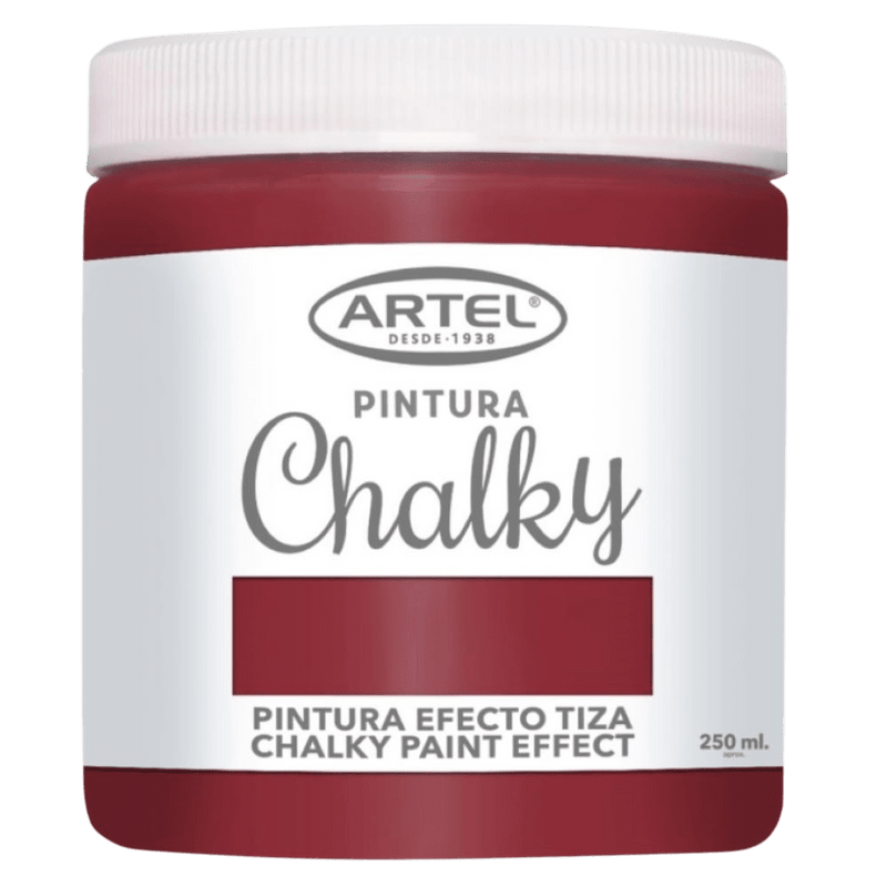 Pintura Chalky Rojo Cereza 250 Ml ARTEL 