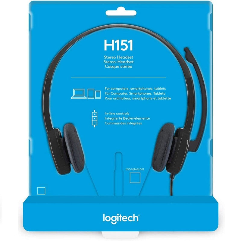 Audífono Con Micrófono H151 Conector 3.5 Mm TECNOLOGÍA LOGITECH 
