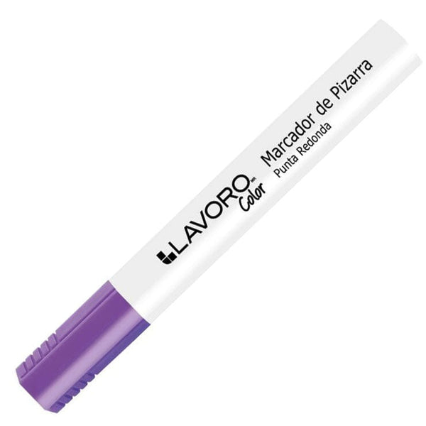 Marcador De Pizarra Desechable Morado Punta Redonda OFICINA Y LIBRERIA LAVORO 