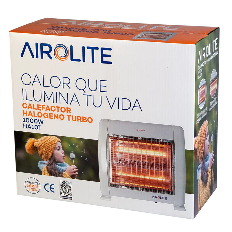 Calefactor Halógeno Ha-10T 1000W HOGAR AIROLITE 