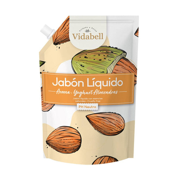 Jabon Liquido Yoghurt Almendras Doypack 750 Ml VIDABELL 