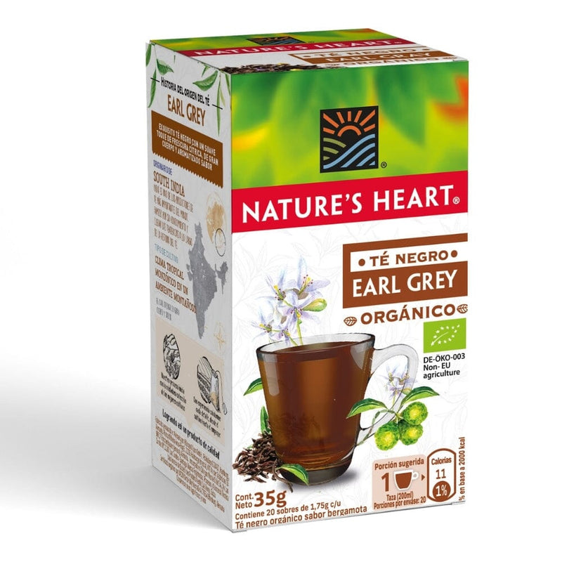 Té Earl Grey 20 Bolsas ALIMENTOS NATURES HEART 