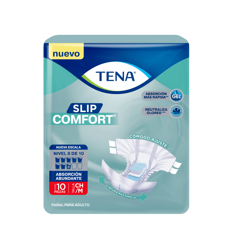 Pañal Slip Comfort Talla M 10 Un CUIDADO PERSONAL Y SALUD TENA 