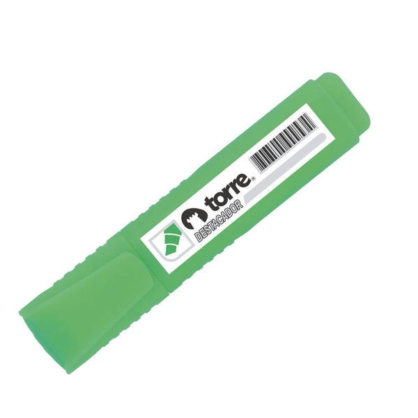 Destacador Escritorio Biselado Verde OFICINA Y LIBRERIA TORRE 