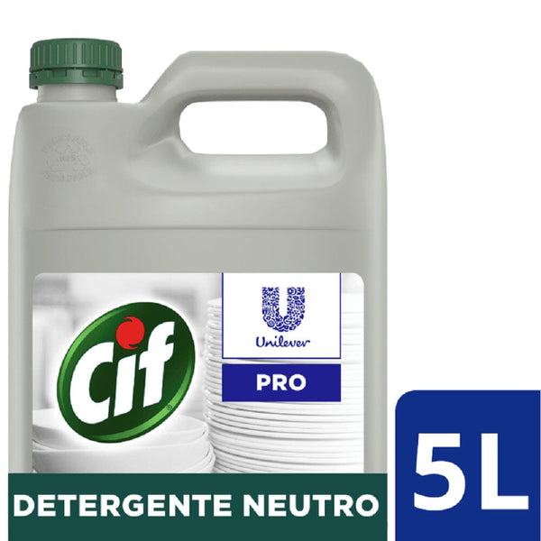 Detergente Líquido Neutro 5 Lt ASEO Y LIMPIEZA CIF 