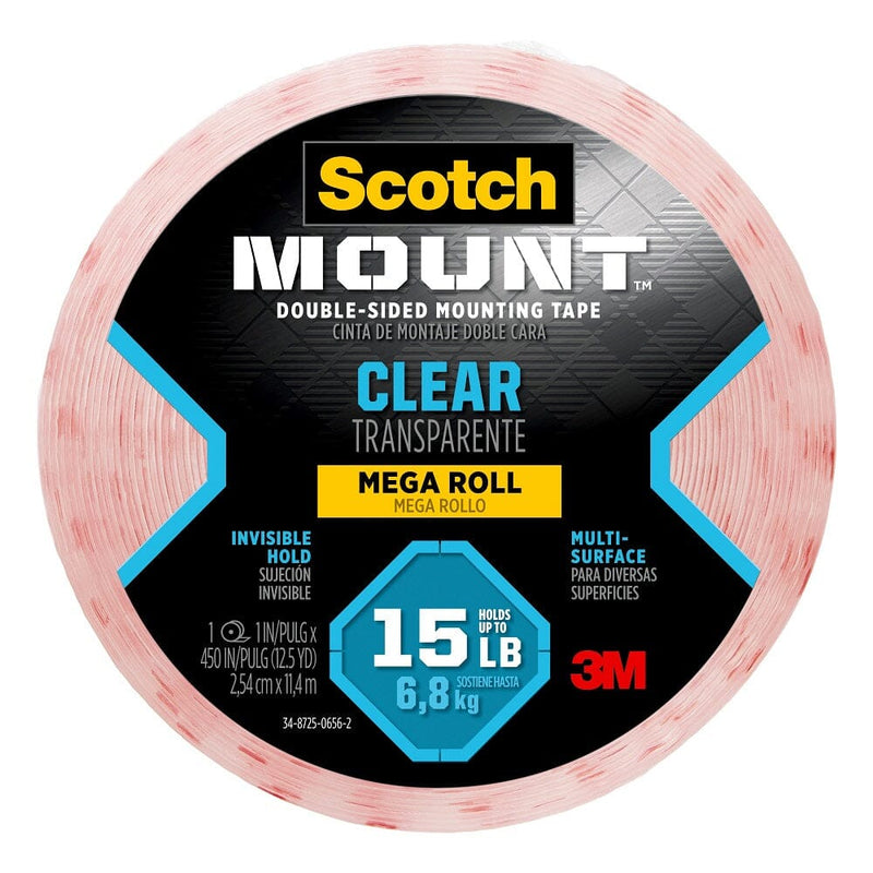 Cinta Adhesiva Montaje Transparente 1 In X 450 In 410 H SCOTCH 