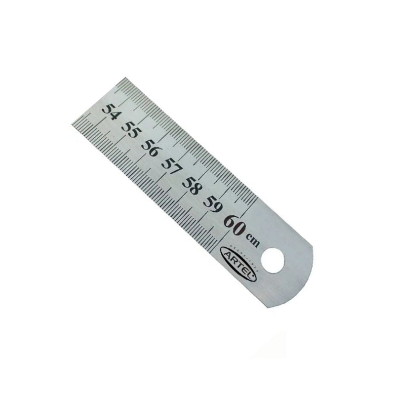 Regla Metálica 60 cm OFICINA Y LIBRERIA ARTEL 