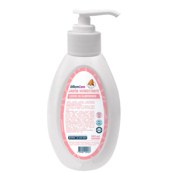 Jabón Líquido Leche Almendras 340 ml CUIDADO PERSONAL DIFEMCARE 