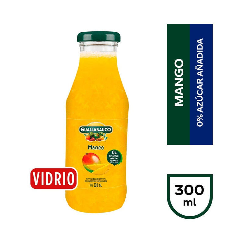 Jugo Nectar Mango Vidrio 300 Ml GUALLARAUCO 