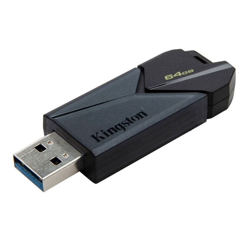 Pendrive Retráctil 64Gb Usb3.2 Ónix Negro KINGSTON 