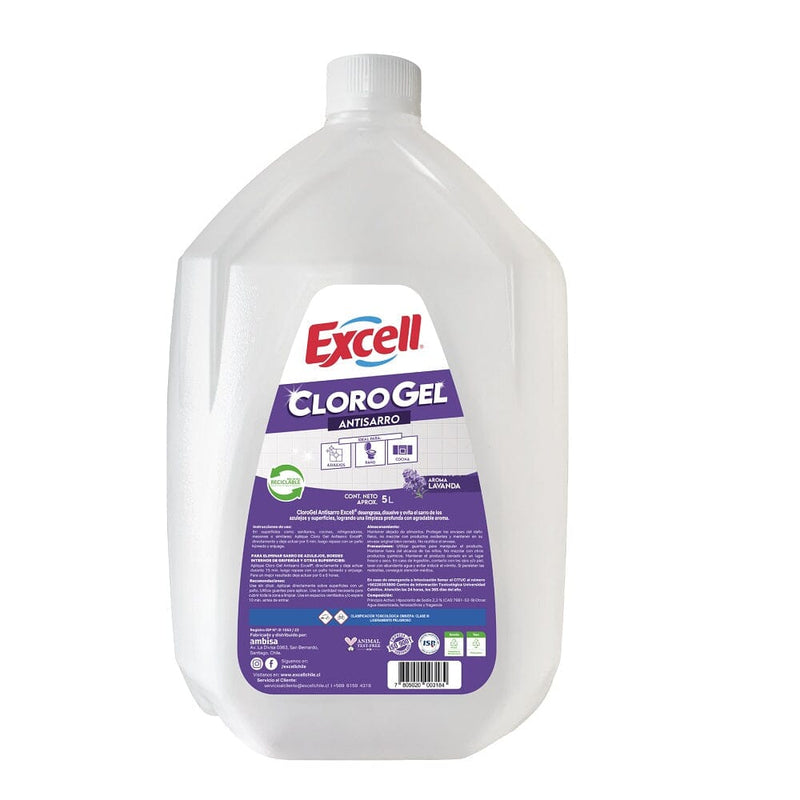 CLORO GEL ANTISARRO LAVANDA 5 LT Dipy 