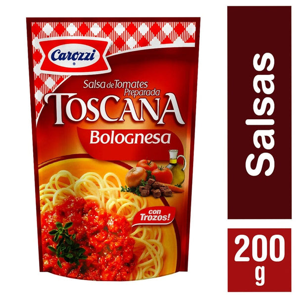 Salsa De Tomate Toscana Bolonesa Doypack 200 Gr CAROZZI 