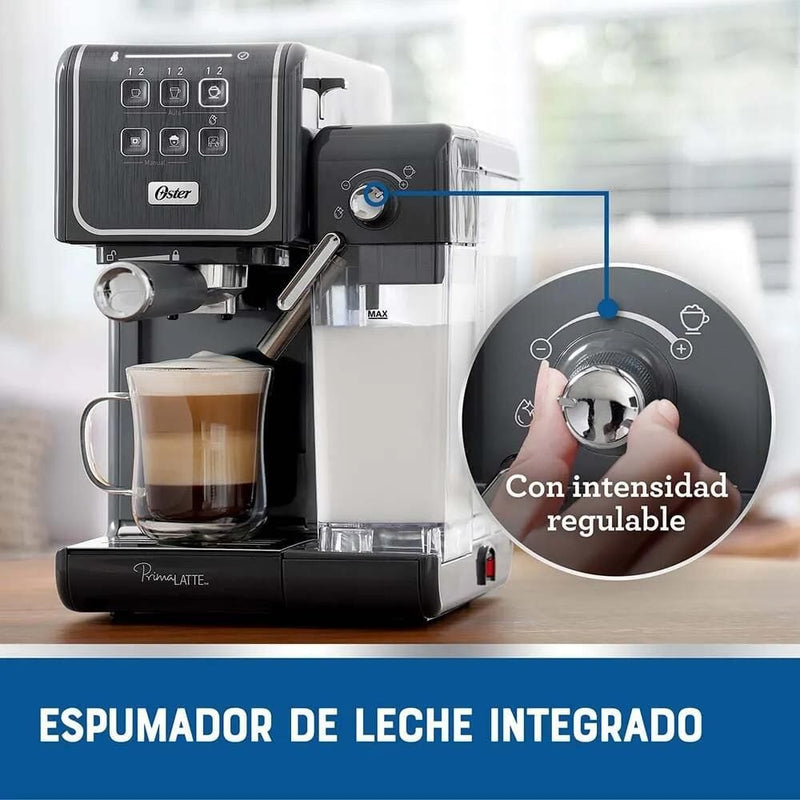 Cafetera Espresso Prima Latte Touch Gris OSTER 