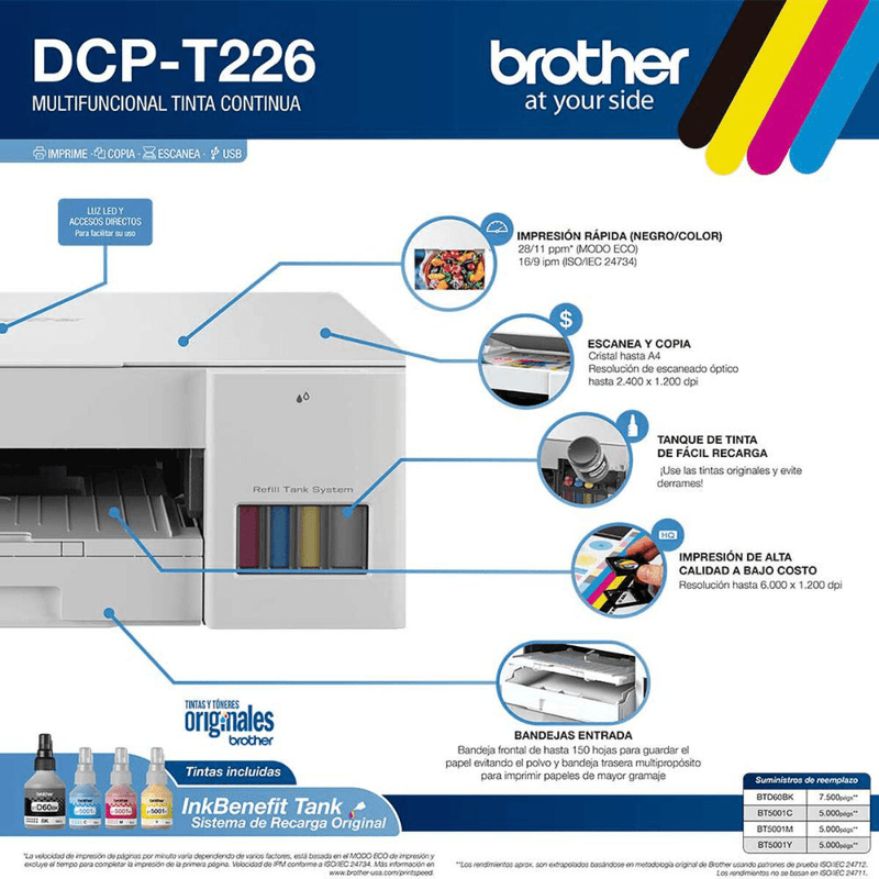 Multifuncional Color Dcp-T226 BROTHER 