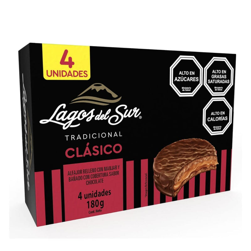 Alfajor Clasico 4 Un LAGOS DEL SUR 