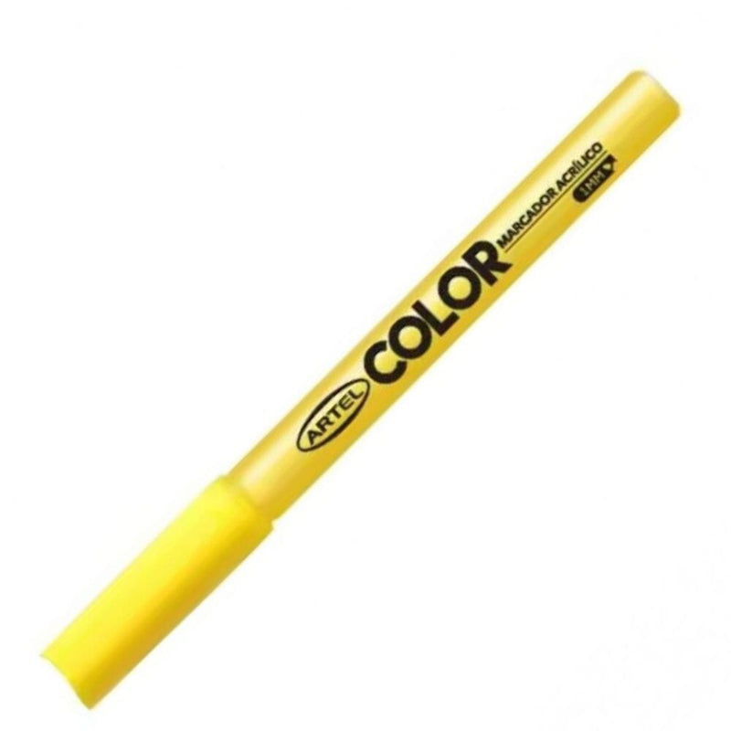 Marcador Acrílico Amarillo 1 Mm OFICINA Y LIBRERIA ARTEL 