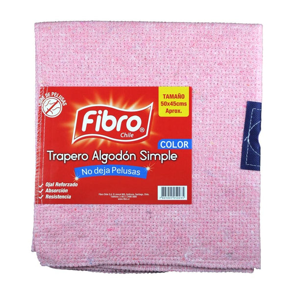 Trapero Algodón Simple Color ASEO Y LIMPIEZA FIBRO 