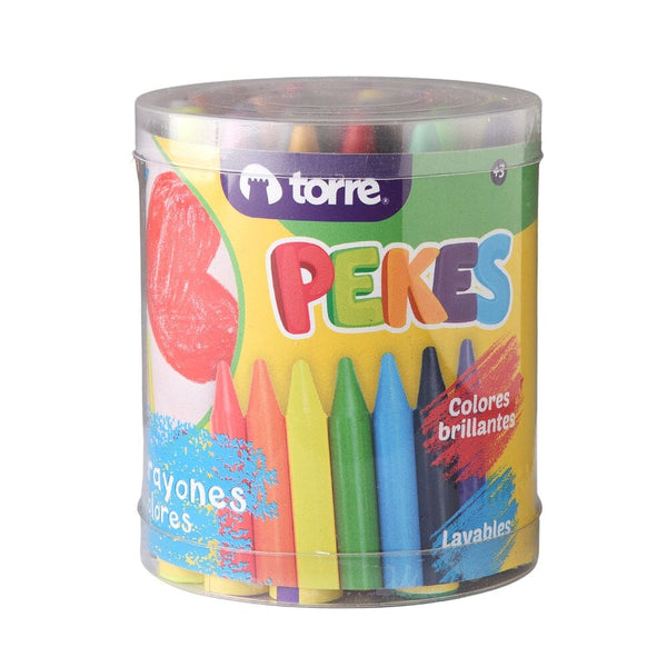 Maxi Crayones 24 Colores Pekes TORRE 