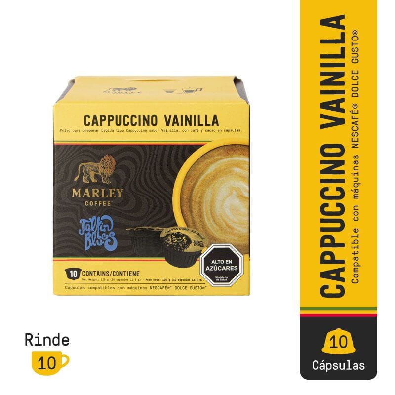 Capsula Talkin Blues Cappuccino Vainilla MARLEY COFFEE 