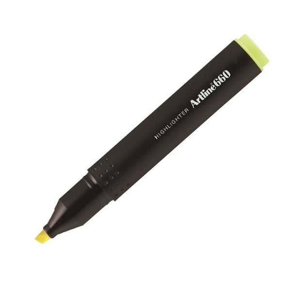 Destacador 660 Biselado 1-4 Mm Amarillo Fluor OFICINA Y LIBRERIA ARTLINE 