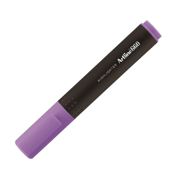 Destacador 660 Bisel 1-4Mm Morado Fluor OFICINA Y LIBRERIA ARTLINE 