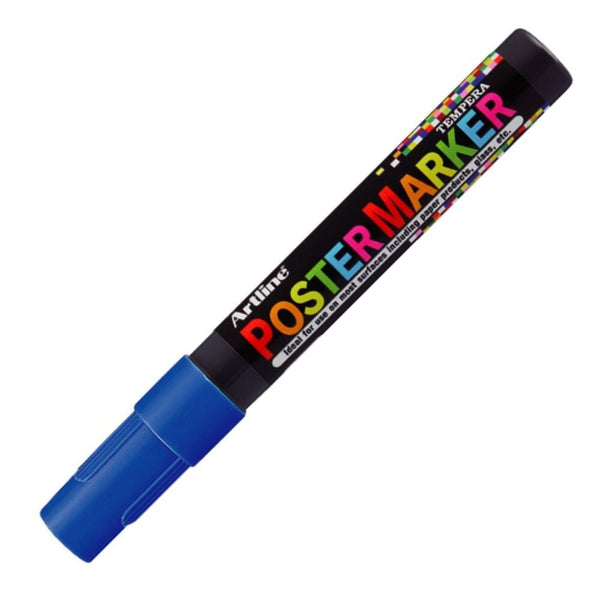 Marcador Poster Marker Tempera 4Mm Azul OFICINA Y LIBRERIA ARTLINE 