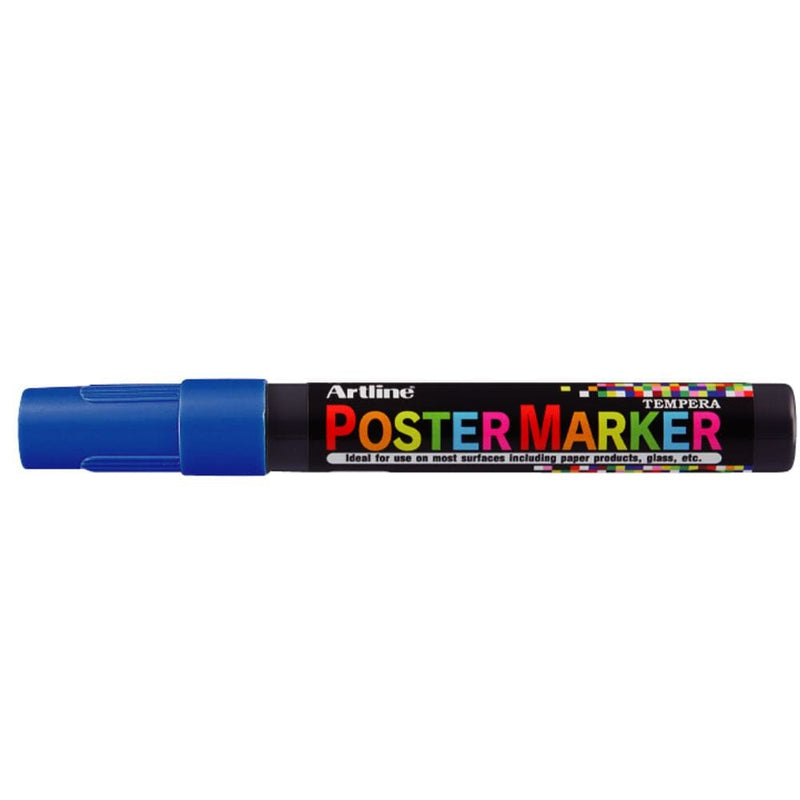 Marcador Poster Marker Tempera 4Mm Azul ARTLINE 