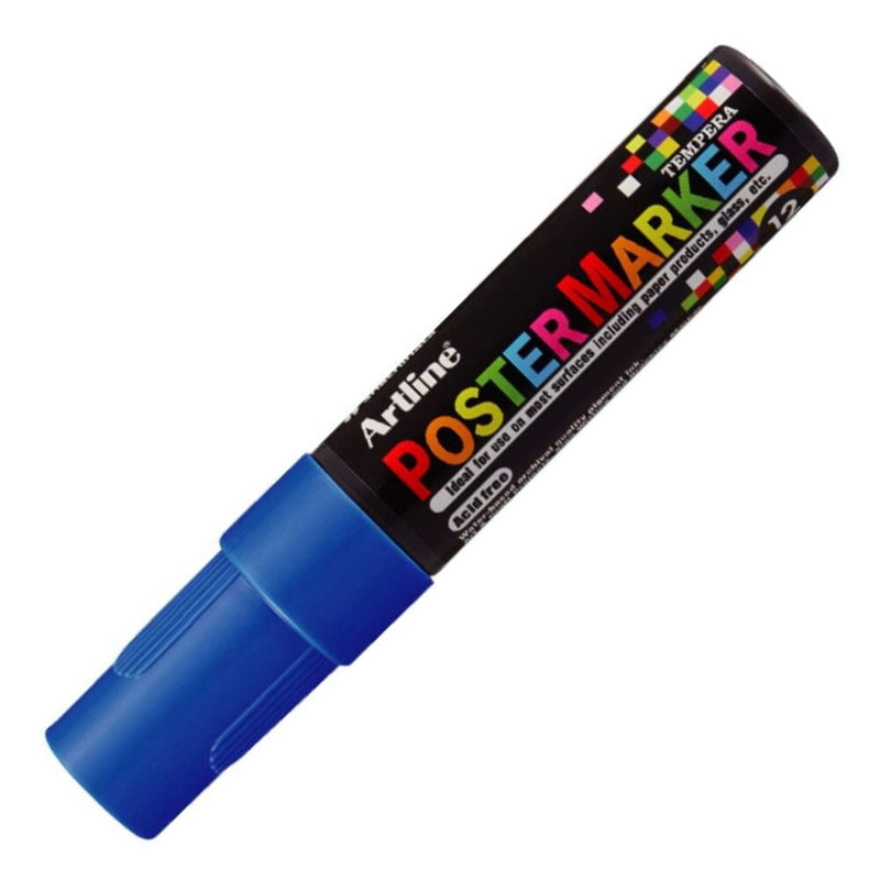 Marcador Poster Marker Tempera 12Mm Azul OFICINA Y LIBRERIA ARTLINE 