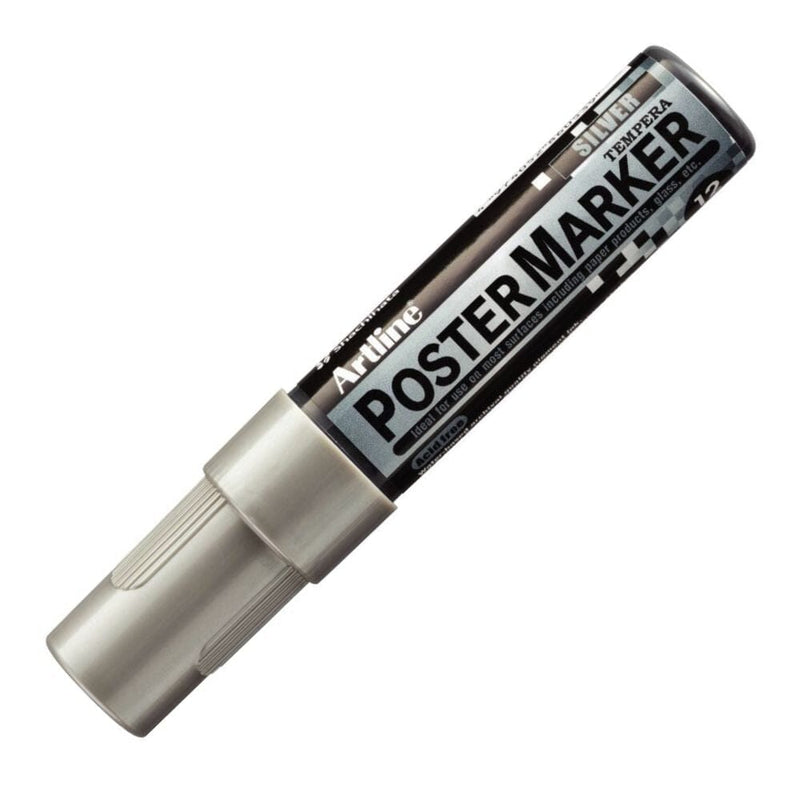 Marcador Poster Marker Tempera 12 Mm Plateado OFICINA Y LIBRERIA ARTLINE 