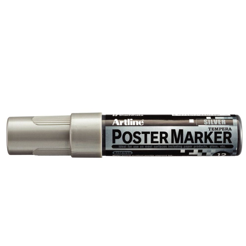 Marcador Poster Marker Tempera 12 Mm Plateado ARTLINE 